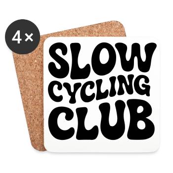 Club de Cyclisme Lent - Dessous de verre (lot de 4) - blanc - Devant
