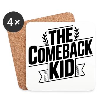 The Comeback Kid - Coasters (set of 4) - white - Front