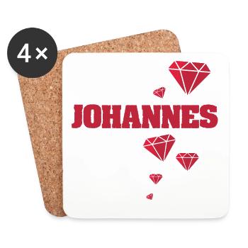 Hannes - Coasters (set of 4) - white - Front