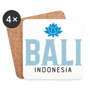Bali - Dessous de verre (lot de 4) - blanc - Devant