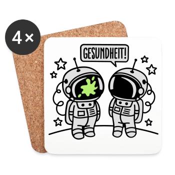 Gesundheit! - Coasters (set of 4) - white - Front