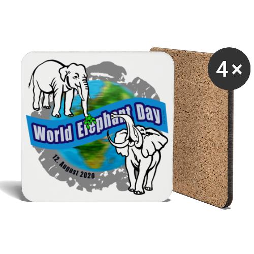 World Elephant Day 2020 - Untersetzer (4er-Set)