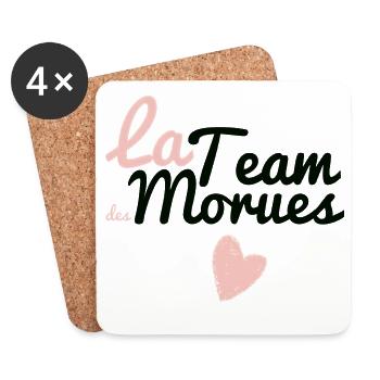 The cod team - Coasters (set of 4) - white - Front
