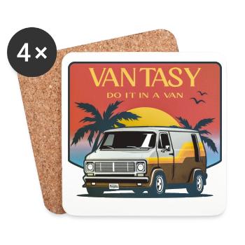 Vantasy - Untersetzer (4er-Set) - Weiß - Vorne