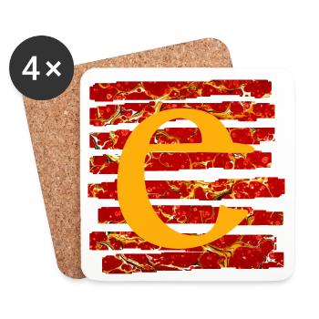 strips e 232 e - Coasters (set of 4) - white - Front