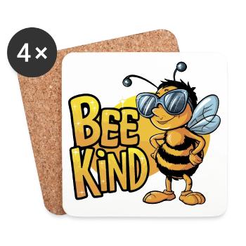 Bee Child Bee - Coasters (set of 4) - white - Front