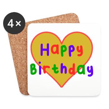 30. 30 YEARS. 30th ANNIVERSARY. 30 YEARS ANNIVERSARY. - Coasters (set of 4) - white - Front