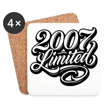 2007 Edition Limitée 18ème Anniversaire - Dessous de verre (lot de 4) - blanc - Devant
