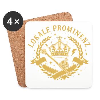 Local celebrities - Coasters (set of 4) - white - Front