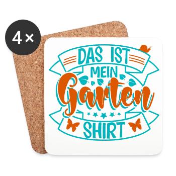 Garten  - Untersetzer (4er-Set) - Weiß - Vorne