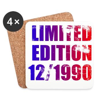 35e anniversaire Édition limitée 12/1990 - Dessous de verre (lot de 4) - blanc - Devant
