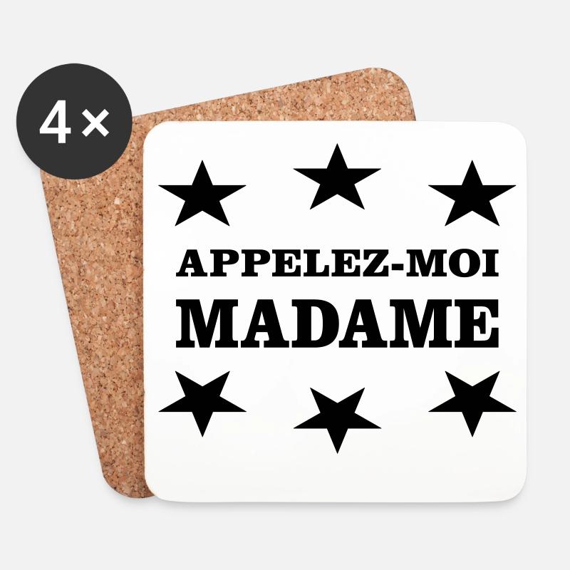 Call me MASAM - Coasters (set of 4) - white