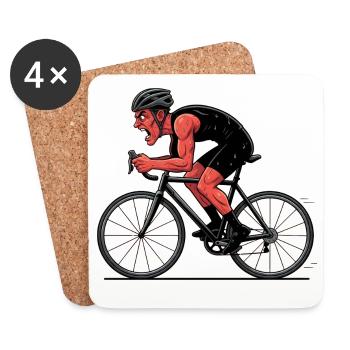 Vélo de route Vélo Vélo Sport Vélo VTT - Dessous de verre (lot de 4) - blanc - Devant