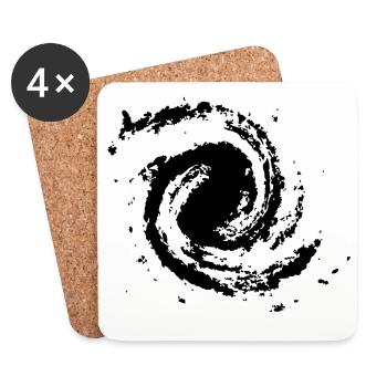GADS Galaxy - Untersetzer (4er-Set) - Weiß - Vorne