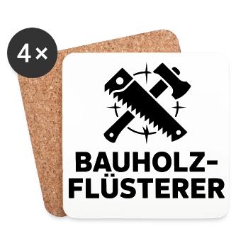 Zimmermann Zimmerer - Untersetzer (4er-Set) - Weiß - Vorne
