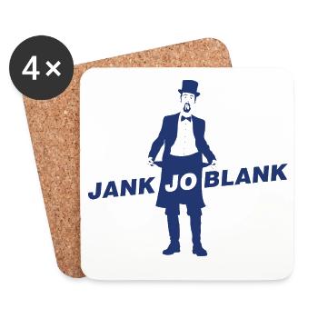 JANK JO BLANK - Coasters (set of 4) - white - Front