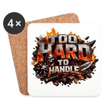 Too Hard To Handle - Coasters (set of 4) - white - Front