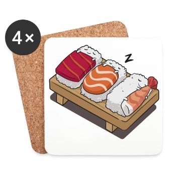 Baby-Sushi - Untersetzer (4er-Set) - Weiß - Vorne