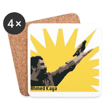 Ahmed Kaya - Untersetzer (4er-Set) - Weiß - Vorne