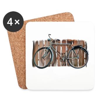 Bicycle - Dessous de verre (lot de 4) - blanc - Devant