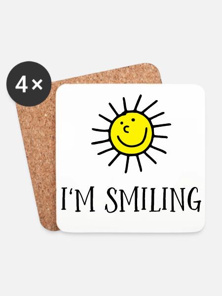 Lustige Geschenke für Kinder - Untersetzer (4er-Set) - Weiß