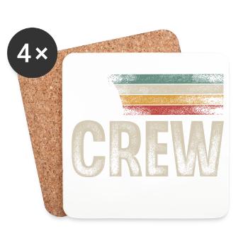 Segeln Segler Segelboot Crew - Untersetzer (4er-Set) - Weiß - Vorne