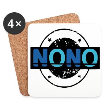 Nono - Dessous de verre (lot de 4) - blanc - Devant