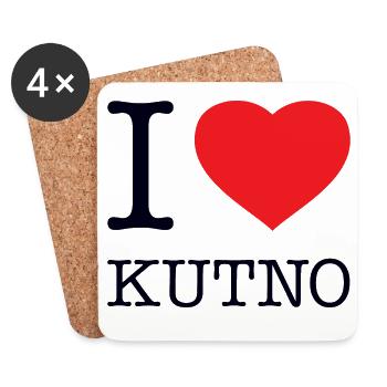 J’ADORE KUTNO - Dessous de verre (lot de 4) - blanc - Devant