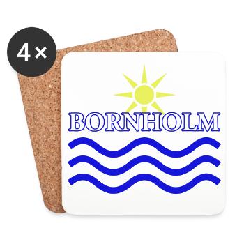 BORNHOLM-Sun Water - Untersetzer (4er-Set) - Weiß - Vorne