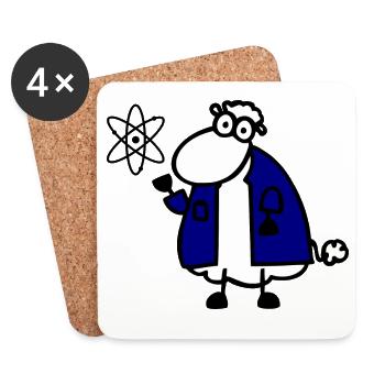 Physics - Coasters (set of 4) - white - Front