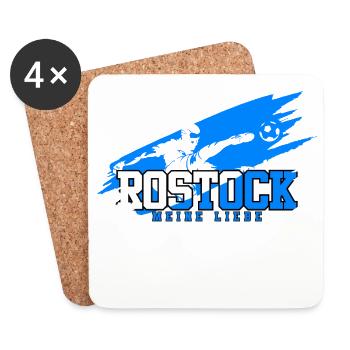 Rostock Soccer Nord Mon Amour - Dessous de verre (lot de 4) - blanc - Devant