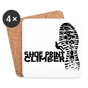Chaussure Print Climber [Noir] - Dessous de verre (lot de 4) - blanc - Devant