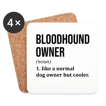 Chien de chasse Chien de chasse - Dessous de verre (lot de 4) - blanc - Devant