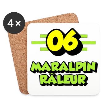 Complaining Maralpin - Coasters (set of 4) - white - Front