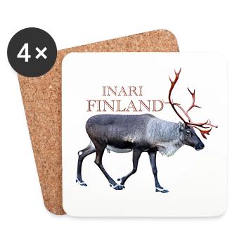 Inari - Coasters (set of 4) - white - Front