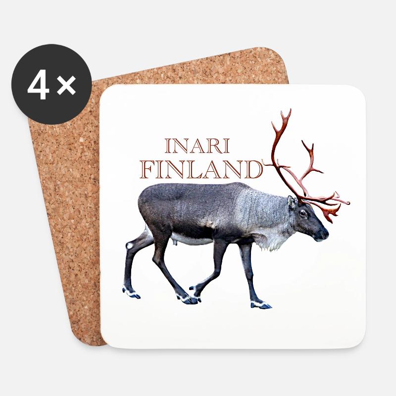 Inari - Coasters (set of 4) - white