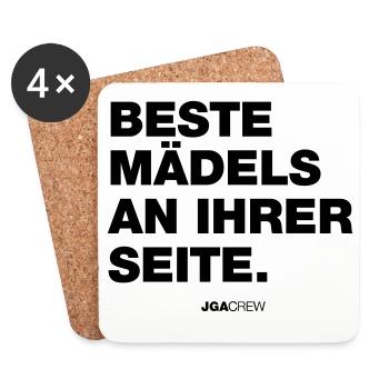 Best Girls (Bachelor Party) - Coasters (set of 4) - white - Front