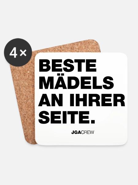 Best Girls (Bachelor Party) - Coasters (set of 4) - white