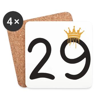 29 - Untersetzer (4er-Set) - Weiß - Vorne