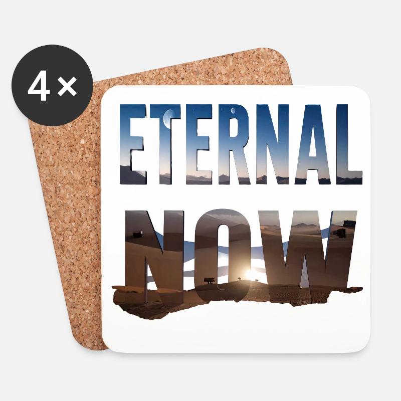 Eternal Now - Untersetzer (4er-Set) - Weiß