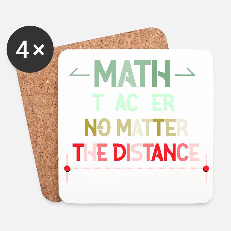 Mathe Nerd Studenten Uni Professor Mathematik - Untersetzer (4er-Set) - Weiß