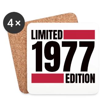 Limited Edition 1977 – Original since '77 - Coasters (set of 4) - white - Front