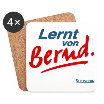 Stromberg avec le Lernt de Bernd - Dessous de verre (lot de 4) - blanc - Devant