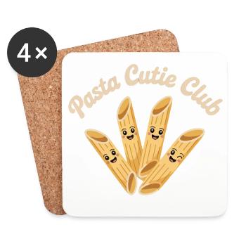 Pasta Cutie Club - Untersetzer (4er-Set) - Weiß - Vorne