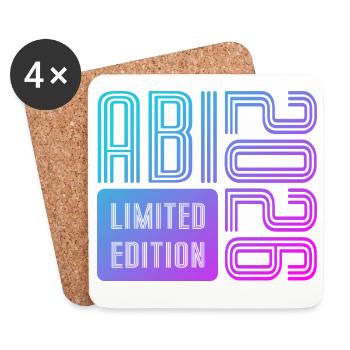 ABI 2026 Vintage Neon Édition Limitée - Dessous de verre (lot de 4) - blanc - Devant