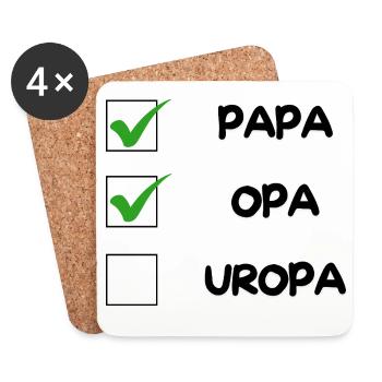 OPA Checklist - Coasters (set of 4) - white - Front