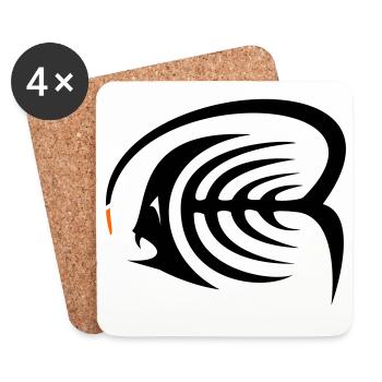 Frogfish - Coasters (set of 4) - white - Front