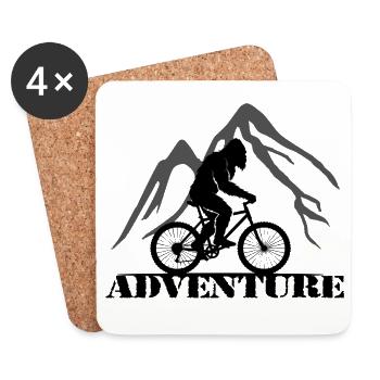 Adventure - Coasters (set of 4) - white - Front