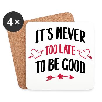 funny saying - Coasters (set of 4) - white - Front