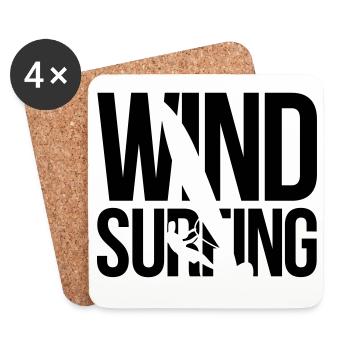 Windsurfen windsurfing - Untersetzer (4er-Set) - Weiß - Vorne
